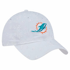 Miami Dolphins New Era Women's Floral 9TWENTY Adjustable Hat