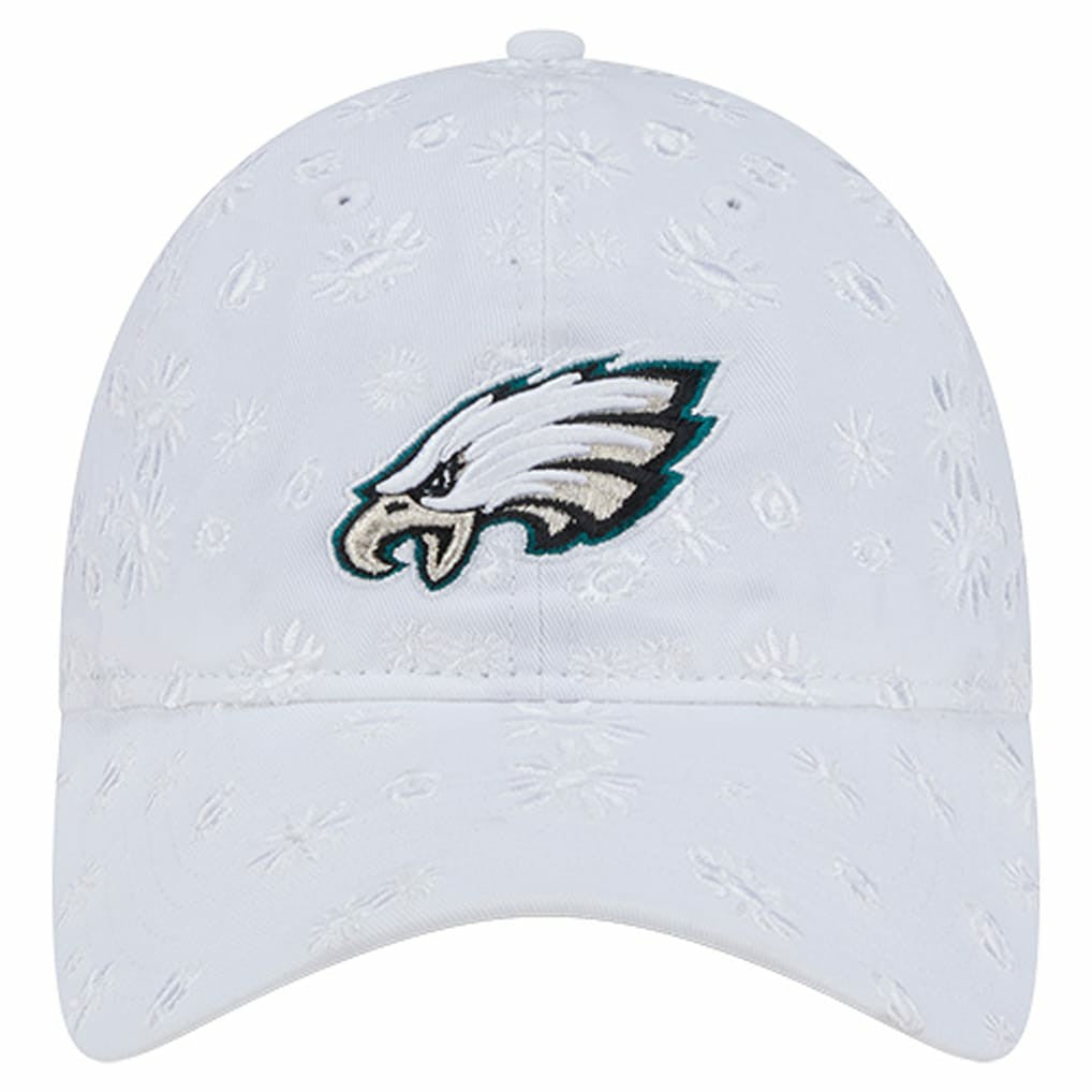 Philadelphia Eagles New Era Women's Floral 9TWENTY Adjustable Hat