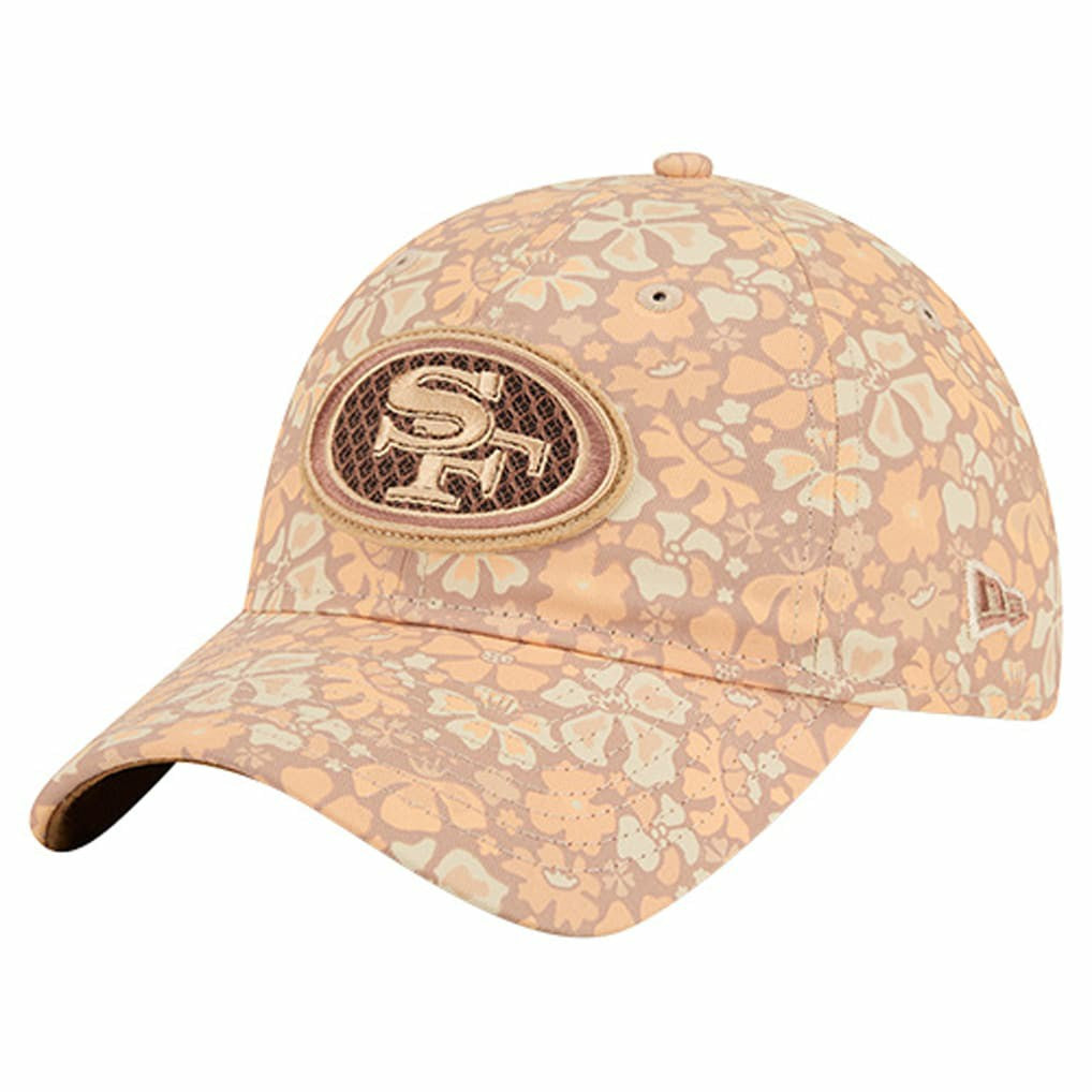 San Francisco 49ers New Era Women's Floral 9TWENTY Adjustable Hat