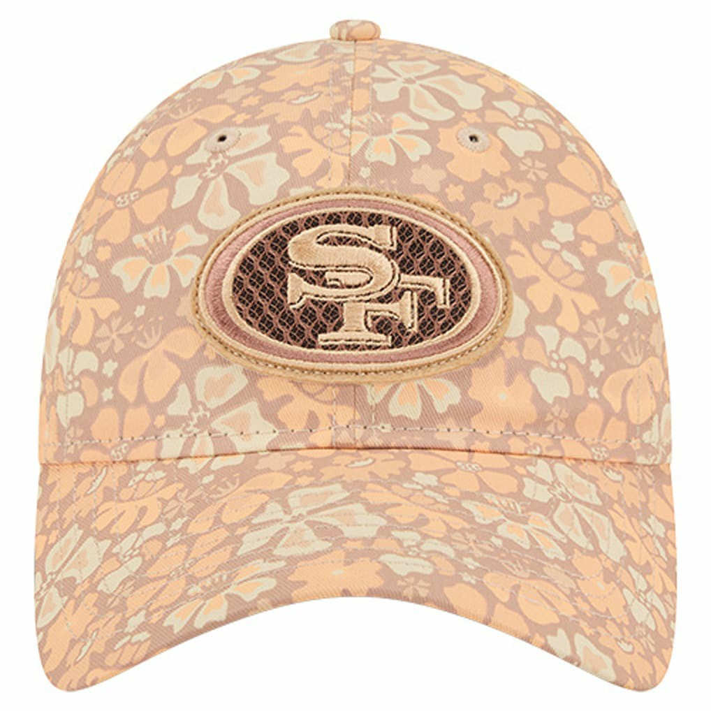 San Francisco 49ers New Era Women's Floral 9TWENTY Adjustable Hat