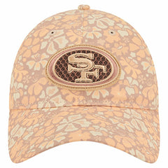 San Francisco 49ers New Era Women's Floral 9TWENTY Adjustable Hat