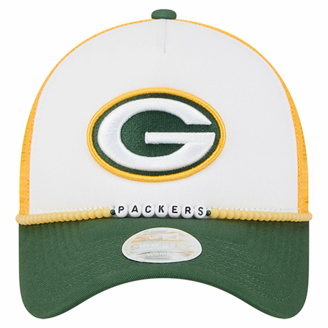 Green Bay Packers New Era Women's Friendship Bracelet 9FORTY Adjustable Hat