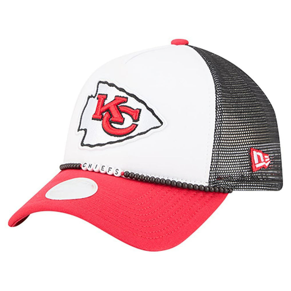Kansas City Chiefs New Era Women's Friendship Bracelet 9FORTY Adjustable Hat