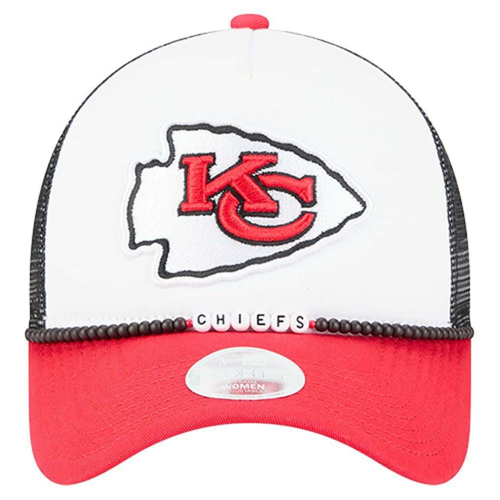 Kansas City Chiefs New Era Women's Friendship Bracelet 9FORTY Adjustable Hat