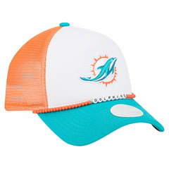 Miami Dolphins New Era Women's Friendship Bracelet 9FORTY Adjustable Hat