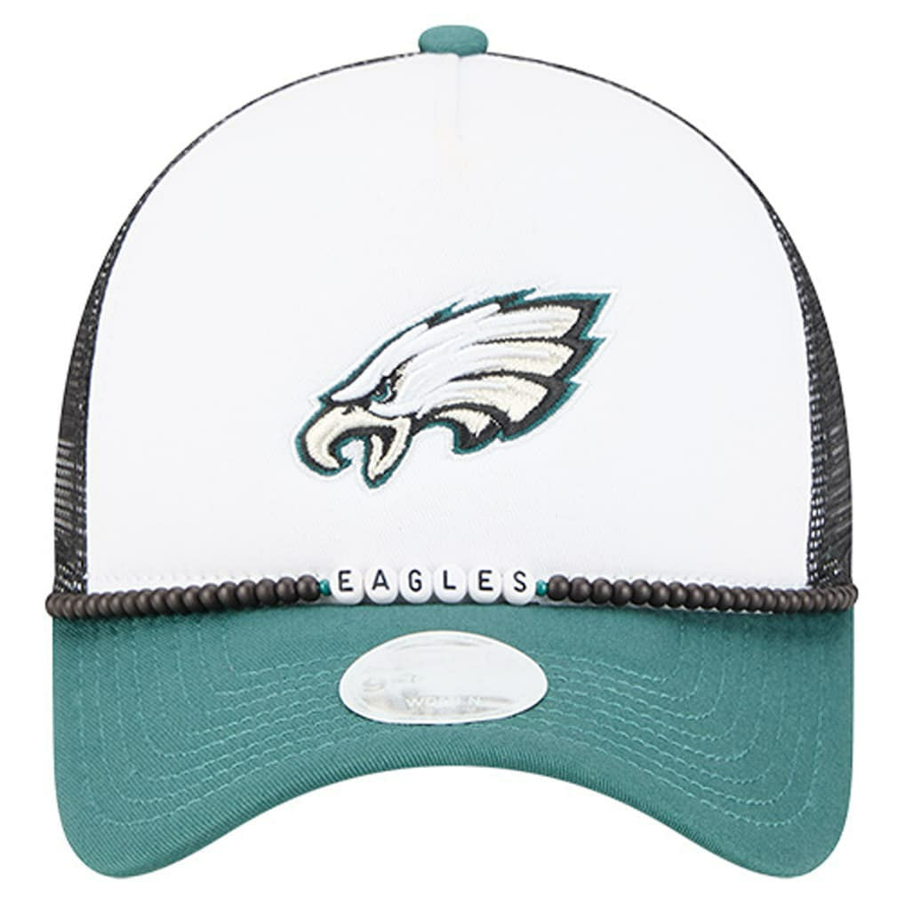 Philadelphia Eagles New Era Women's Friendship Bracelet 9FORTY Adjustable Hat