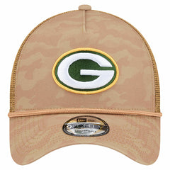 Green Bay Packers New Era Wheat Camo 9FORTY Adjustable Hat