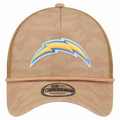 Los Angeles Chargers New Era Wheat Camo 9FORTY Adjustable Hat