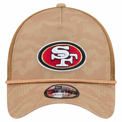 San Francisco 49ers New Era Wheat Camo 9FORTY Adjustable Hat