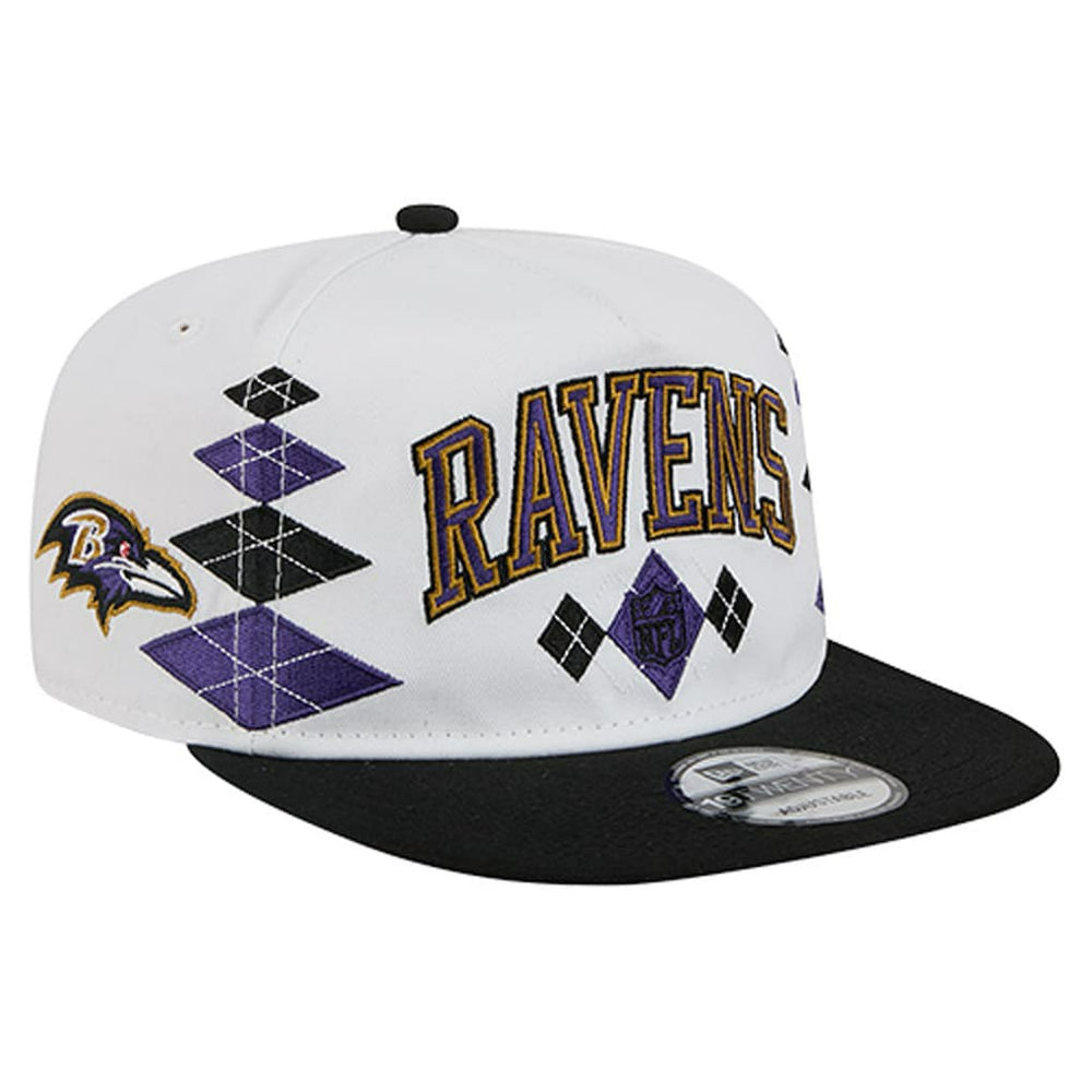 Baltimore Ravens New Era Argyle 19TWENTY Adjustable Hat