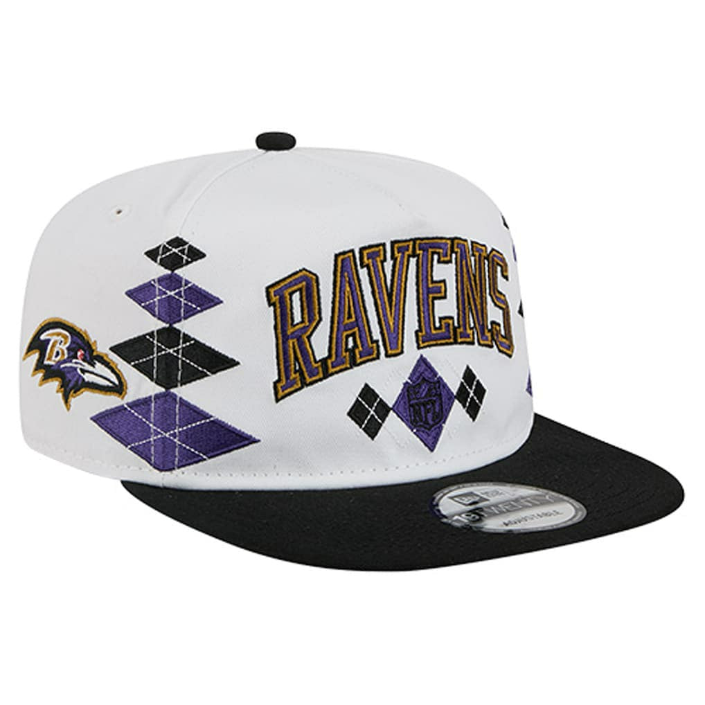 Baltimore Ravens New Era Argyle 19TWENTY Adjustable Hat