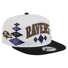 Baltimore Ravens New Era Argyle 19TWENTY Adjustable Hat