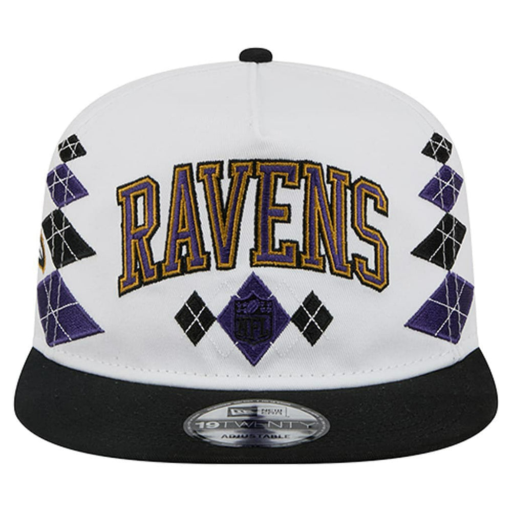 Baltimore Ravens New Era Argyle 19TWENTY Adjustable Hat