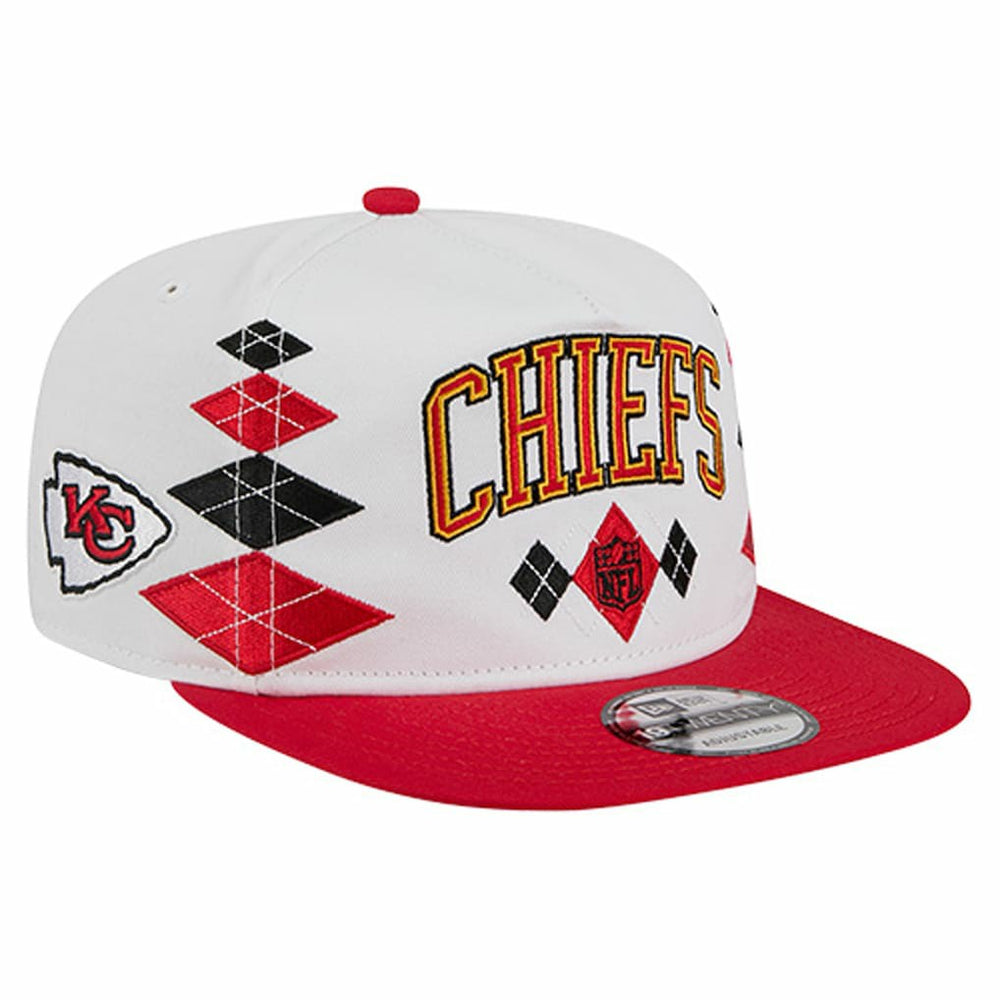 Kansas City Chiefs New Era Argyle 19TWENTY Adjustable Hat