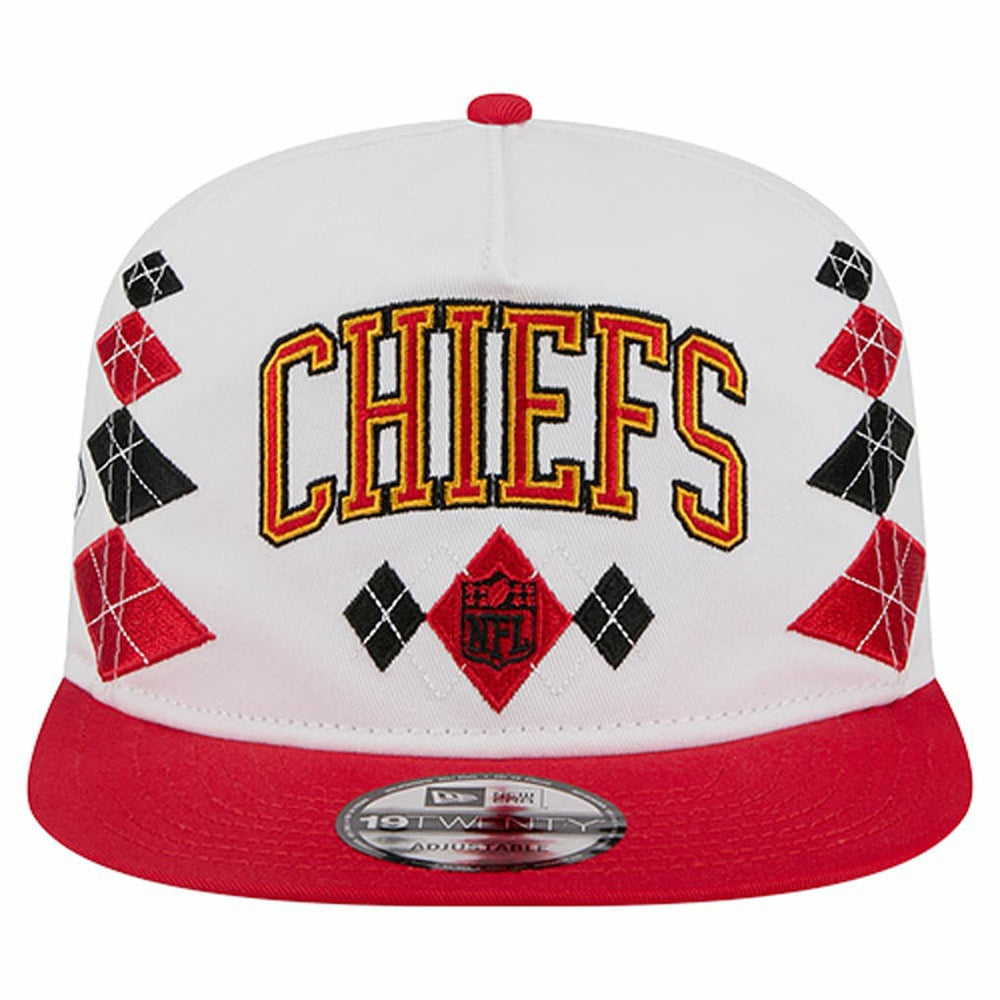 Kansas City Chiefs New Era Argyle 19TWENTY Adjustable Hat