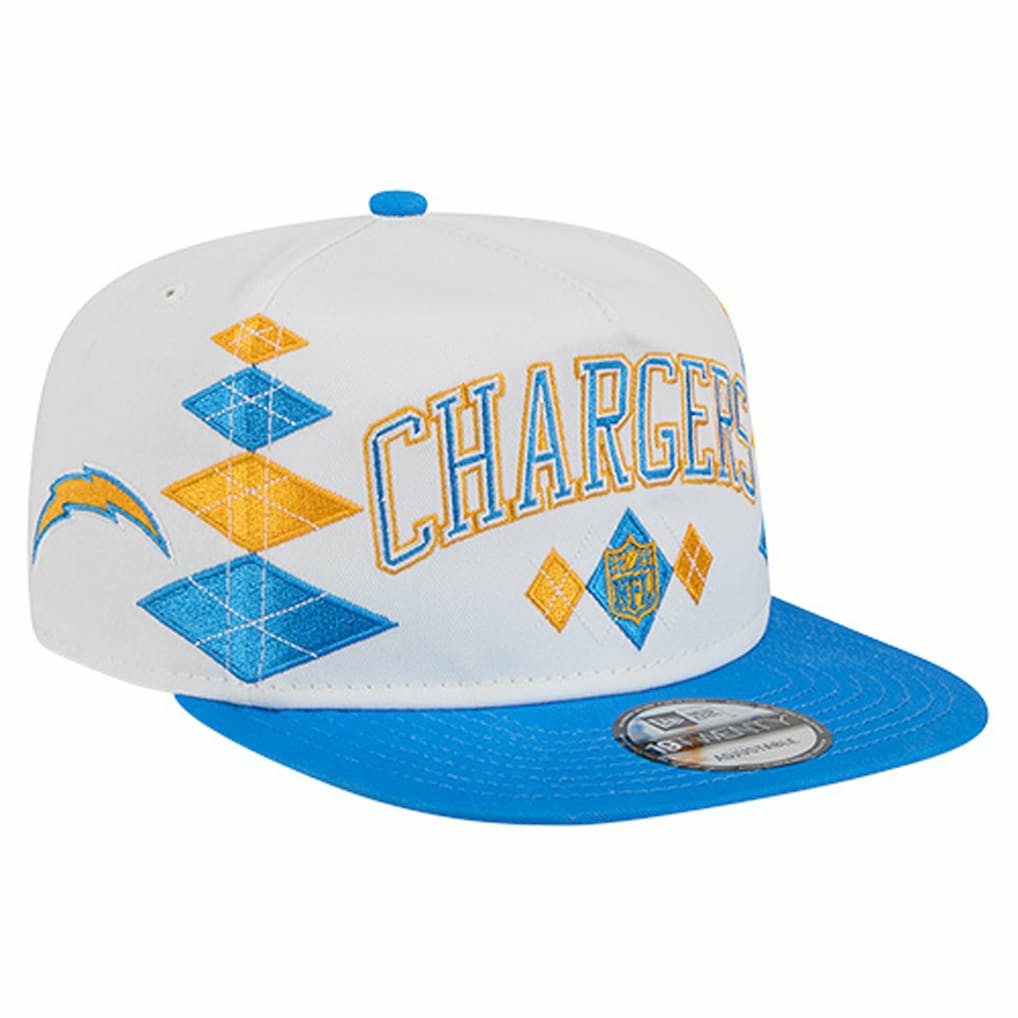 Los Angeles Chargers New Era Argyle 19TWENTY Adjustable Hat