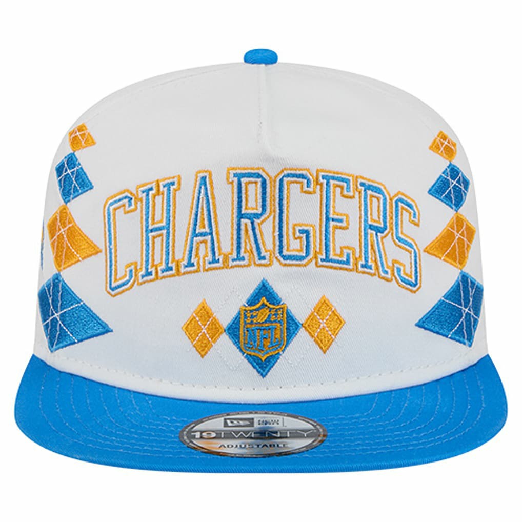 Los Angeles Chargers New Era Argyle 19TWENTY Adjustable Hat