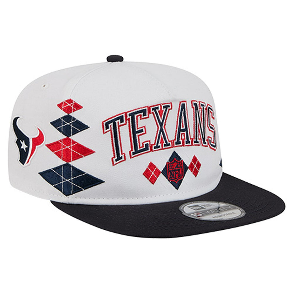 Houston Texans New Era Argyle 19TWENTY Adjustable Hat