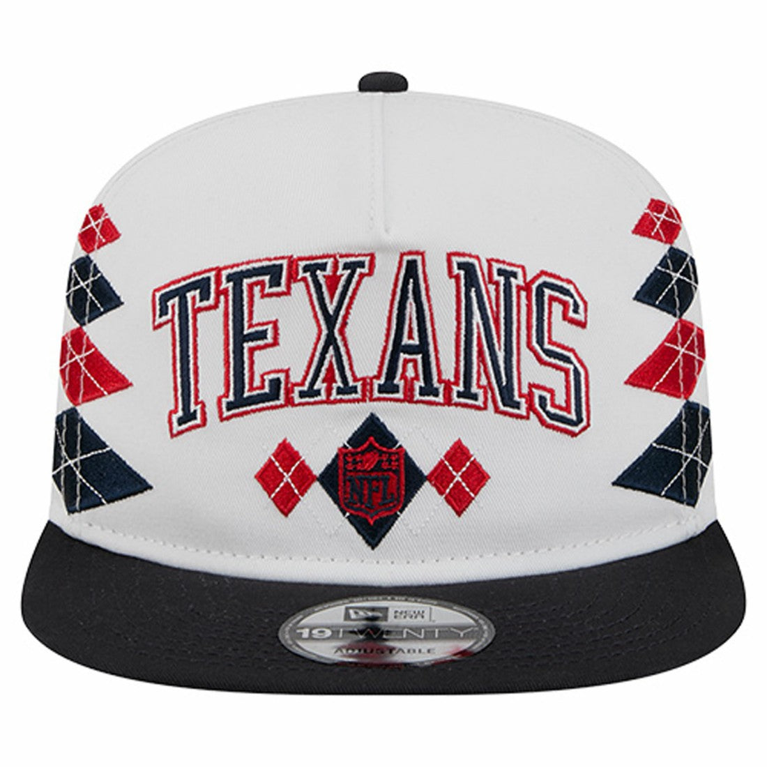 Houston Texans New Era Argyle 19TWENTY Adjustable Hat