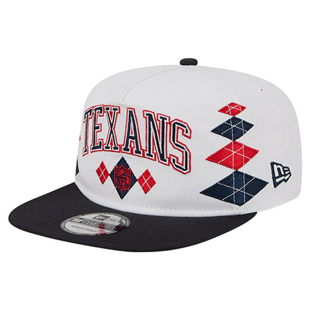 Houston Texans New Era Argyle 19TWENTY Adjustable Hat