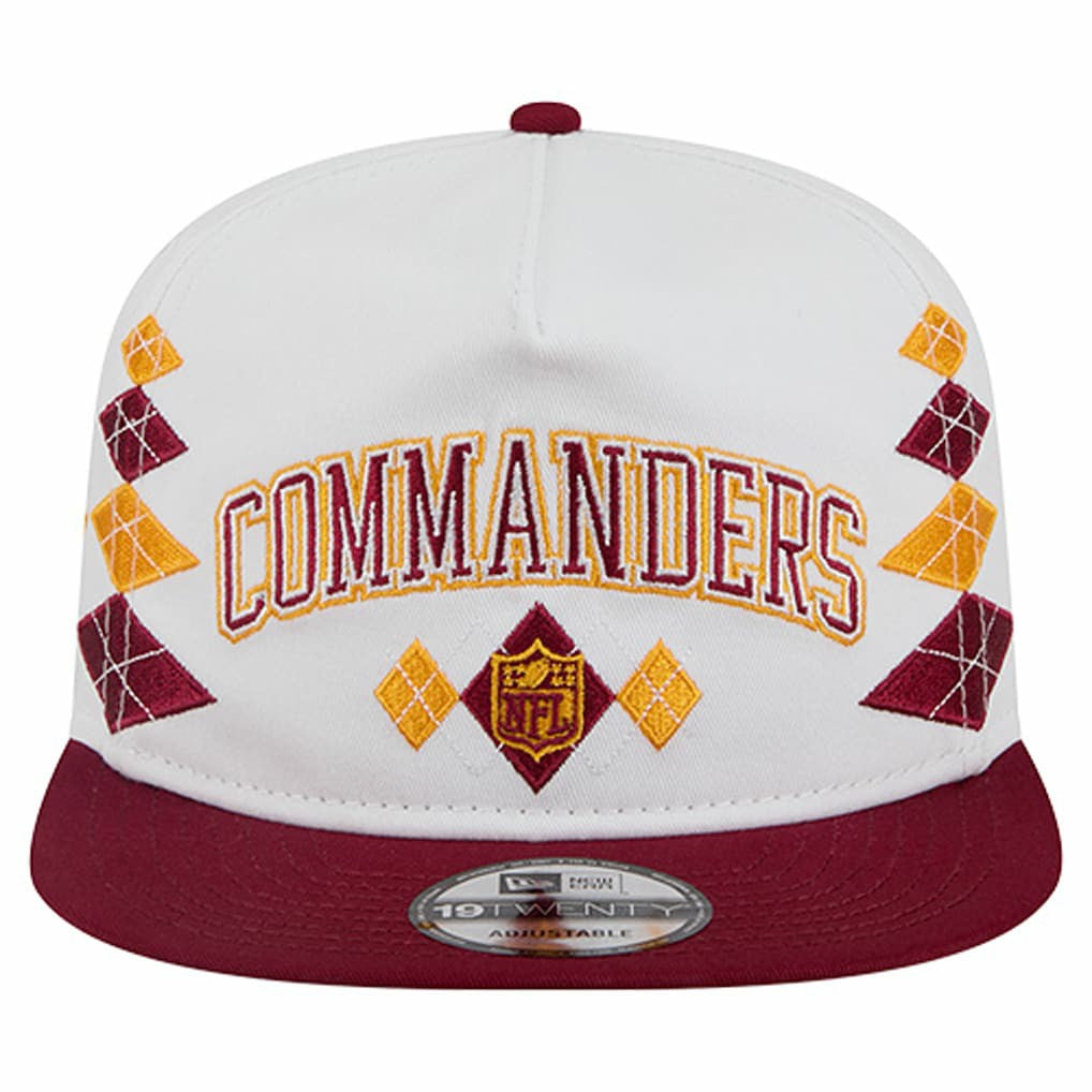 Washington Commanders New Era Argyle 19TWENTY Adjustable Hat
