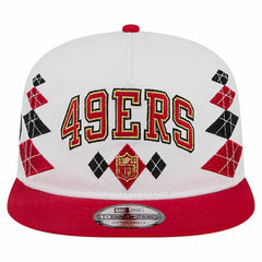 San Francisco 49ers New Era Argyle 19TWENTY Adjustable Hat