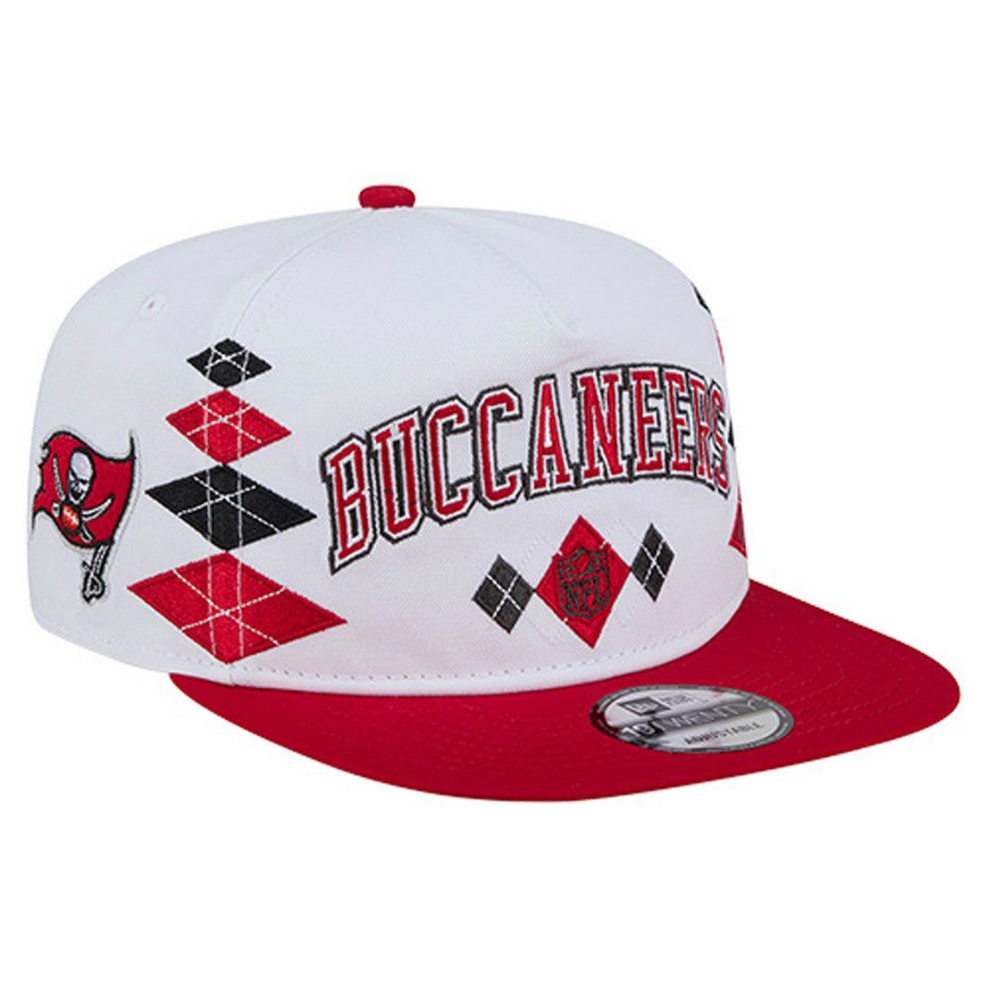Tampa Bay Buccaneers New Era Argyle 19TWENTY Adjustable Hat