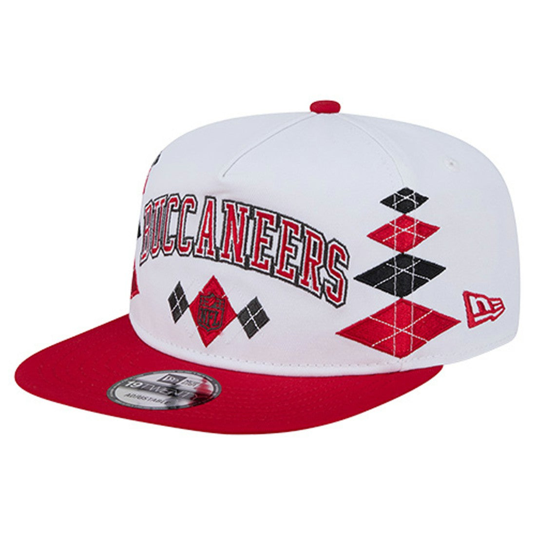 Tampa Bay Buccaneers New Era Argyle 19TWENTY Adjustable Hat