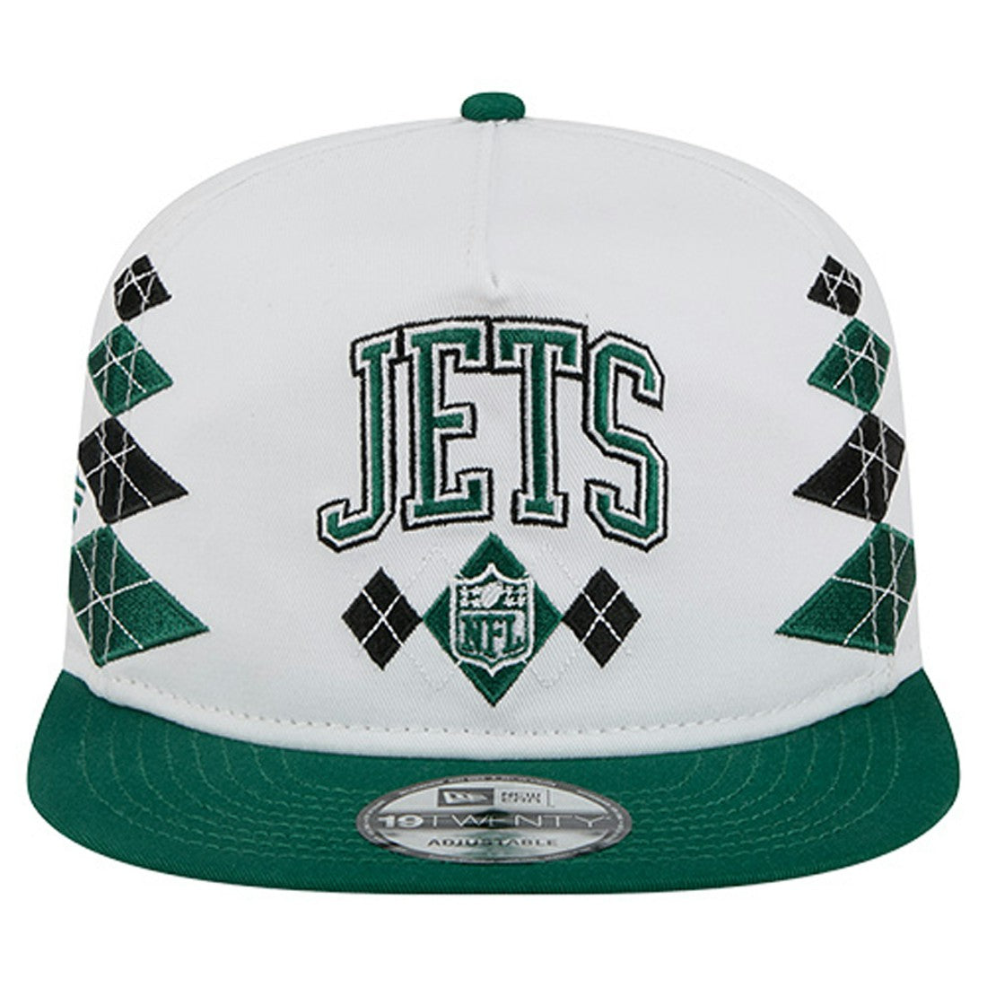New York Jets New Era Argyle 19TWENTY Adjustable Hat