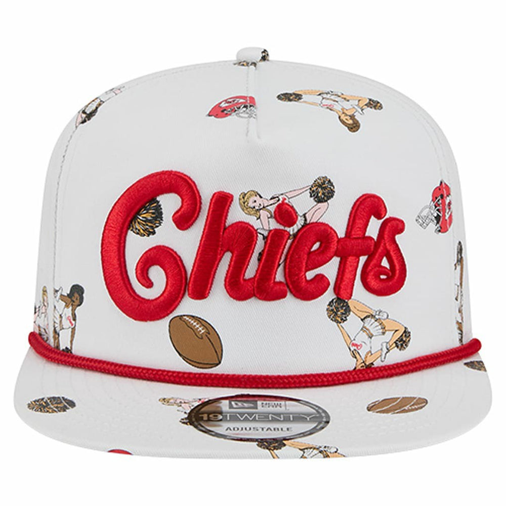Kansas City Chiefs New Era Team Cheer 19TWENTY Snapback Hat