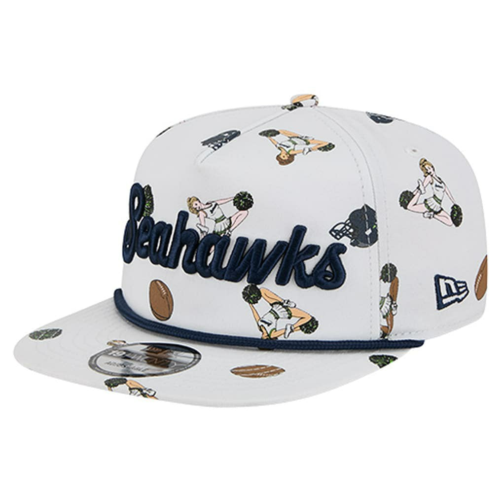 Seattle Seahawks New Era Team Cheer 19TWENTY Snapback Hat