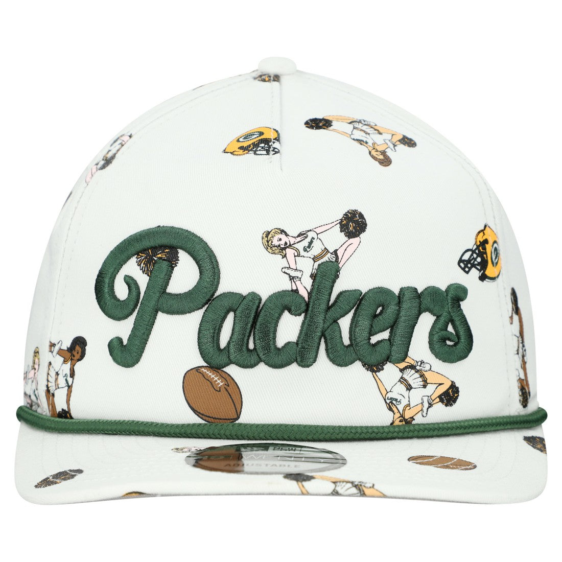 Green Bay Packers New Era Team Cheer 19TWENTY Snapback Hat