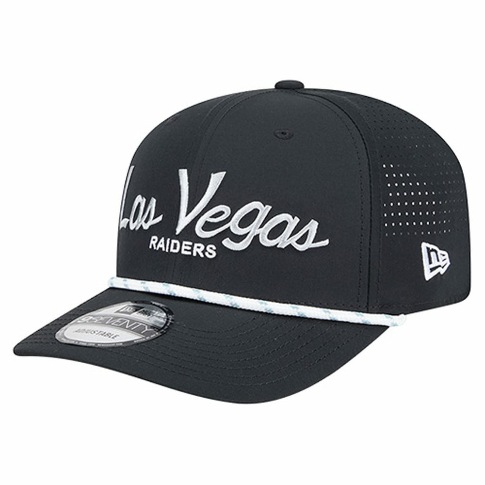 Las Vegas Raiders New Era Script 9SEVENTY Adjustable Hat