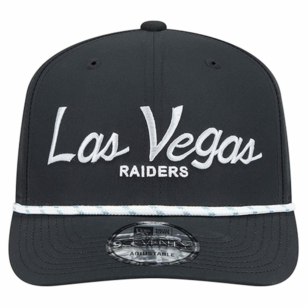 Las Vegas Raiders New Era Script 9SEVENTY Adjustable Hat