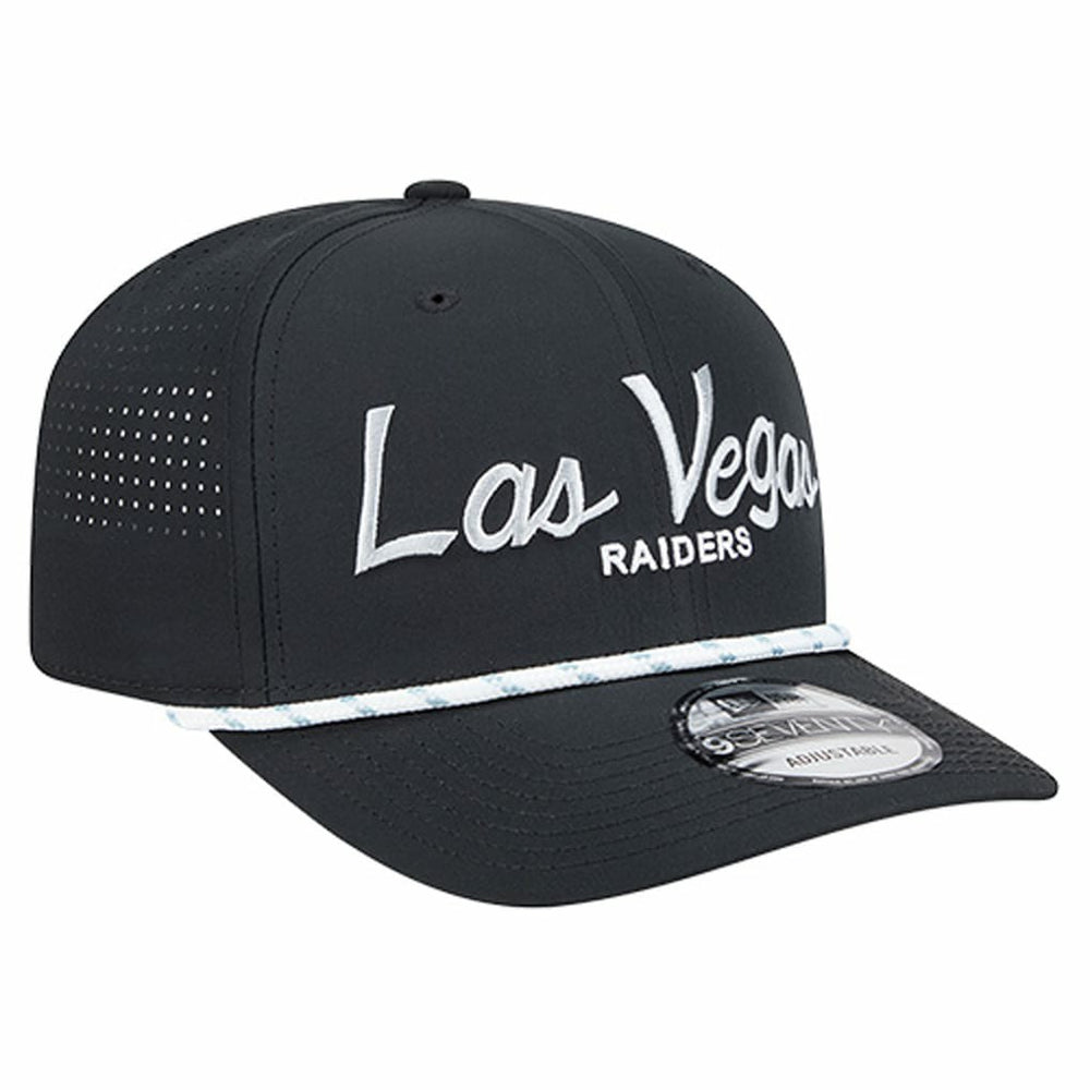 Las Vegas Raiders New Era Script 9SEVENTY Adjustable Hat