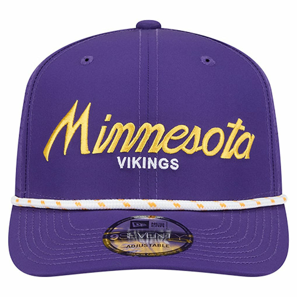 Minnesota Vikings New Era Script 9SEVENTY Adjustable Hat