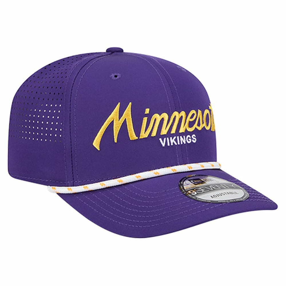 Minnesota Vikings New Era Script 9SEVENTY Adjustable Hat