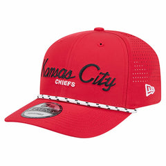 Kansas City Chiefs New Era Script 9SEVENTY Adjustable Hat