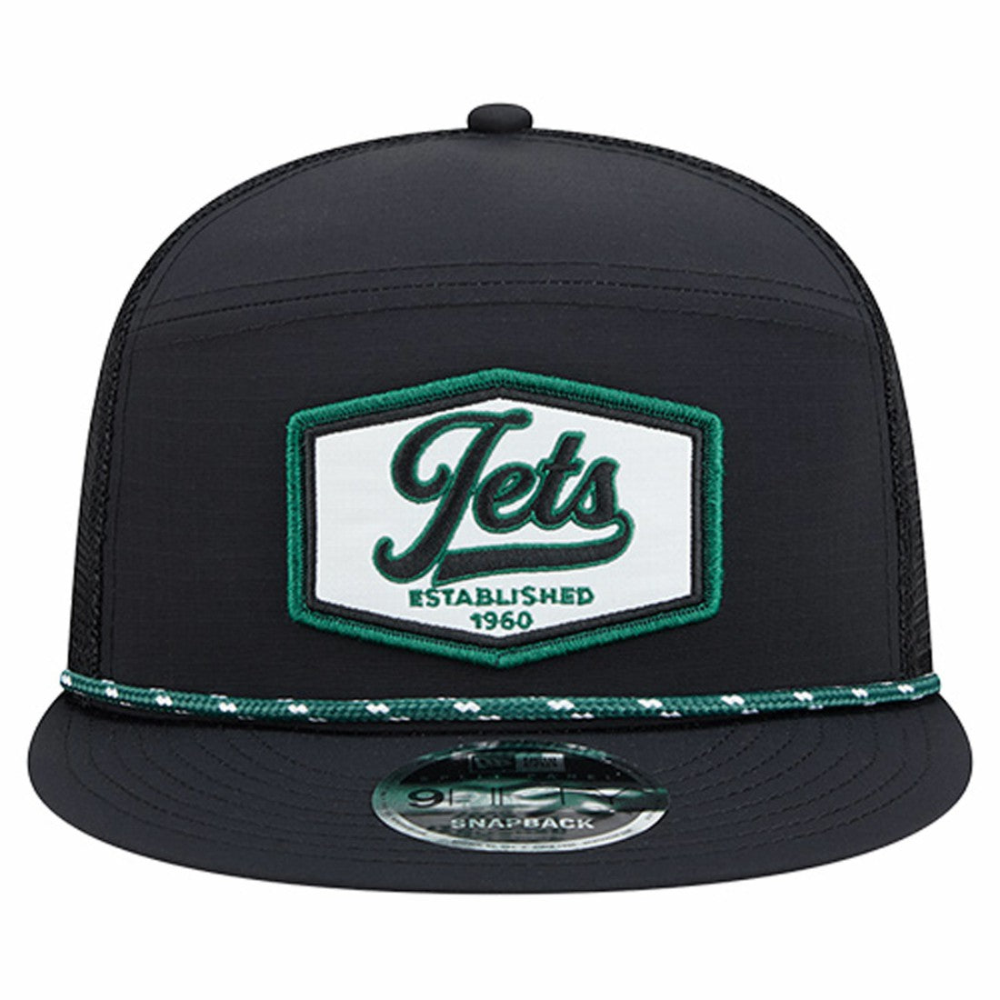 New York Jets New Era Ripstop Patch 9FIFTY Split Panel Snapback Hat