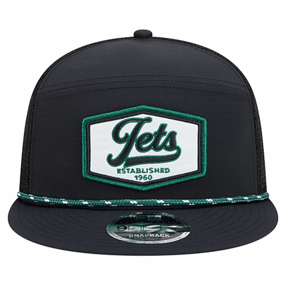 New York Jets New Era Ripstop Patch 9FIFTY Split Panel Snapback Hat