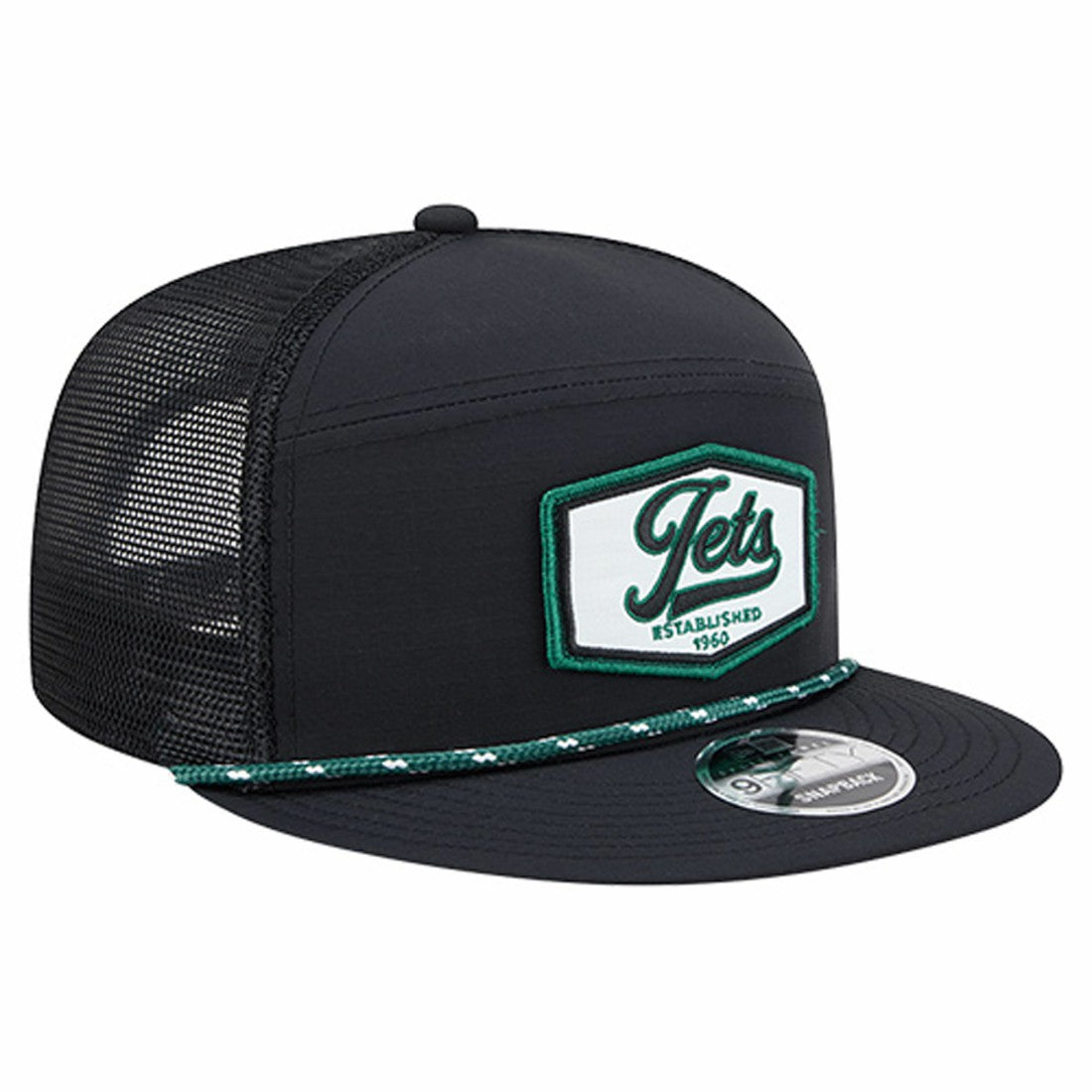 New York Jets New Era Ripstop Patch 9FIFTY Split Panel Snapback Hat