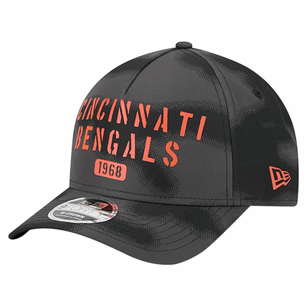 Cincinnati Bengals New Era Halftone Camo 9FORTY Hat