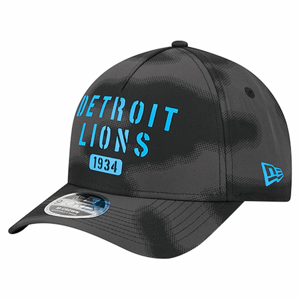 Detroit Lions New Era Halftone Camo 9FORTY Hat