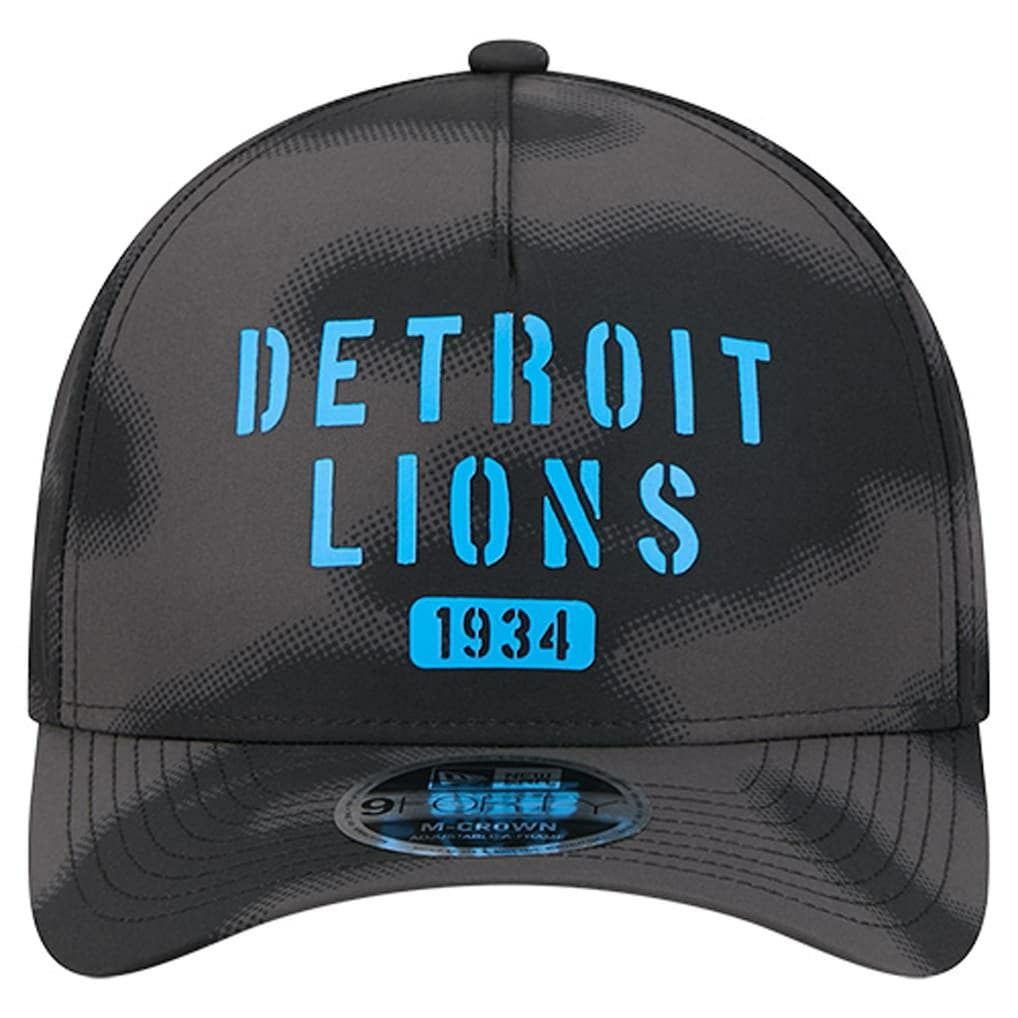 Detroit Lions New Era Halftone Camo 9FORTY Hat
