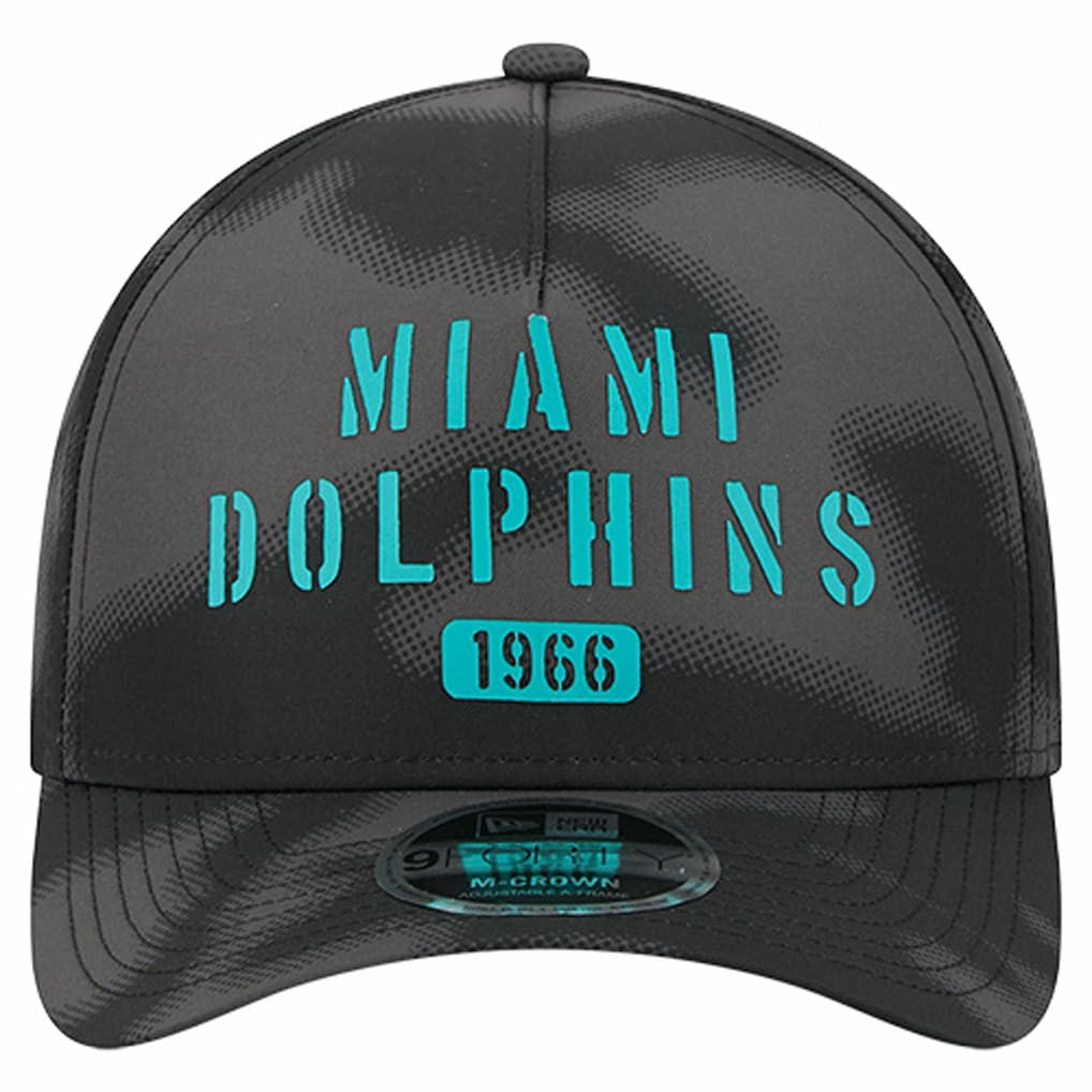 Miami Dolphins New Era Halftone Camo 9FORTY Hat