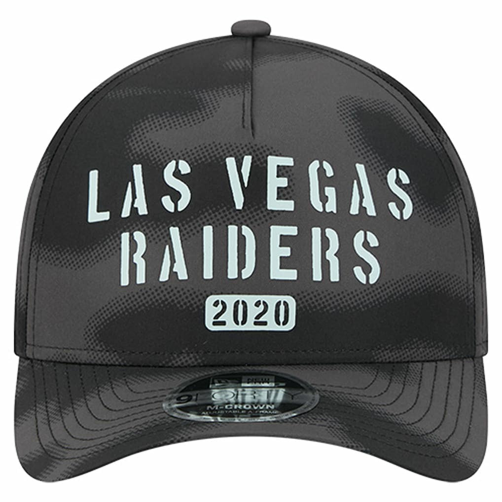 Las Vegas Raiders New Era Halftone Camo 9FORTY Hat
