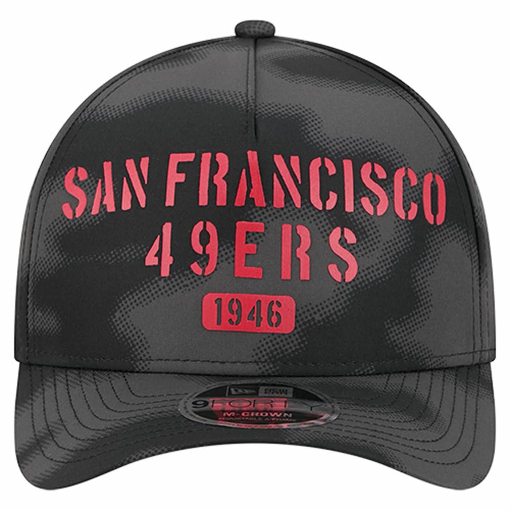 San Francisco 49ers New Era Halftone Camo 9FORTY Hat