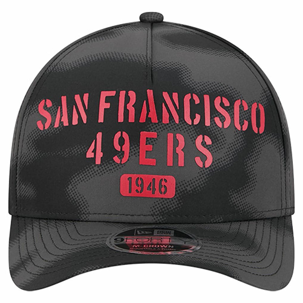 San Francisco 49ers New Era Halftone Camo 9FORTY Hat