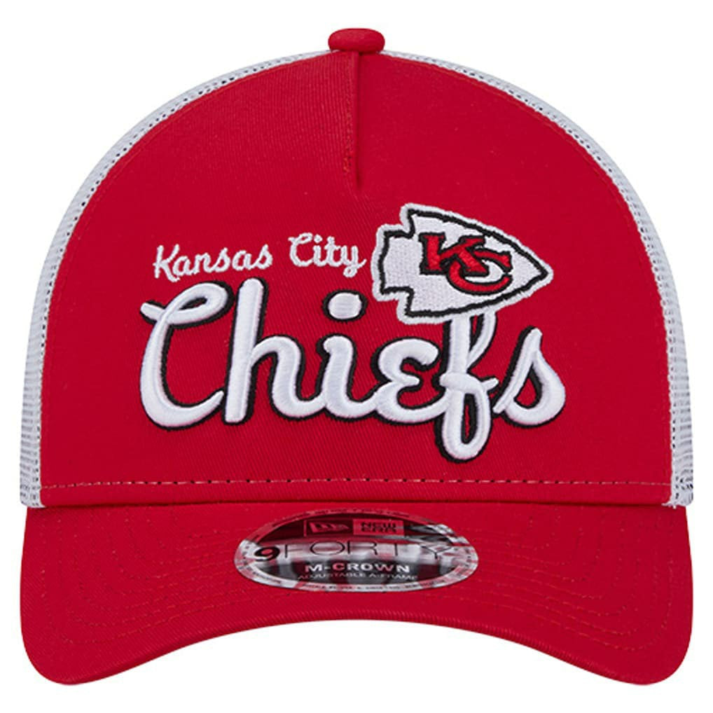 Kansas City Chiefs New Era Side Lines 9FORTY Adjustable Hat