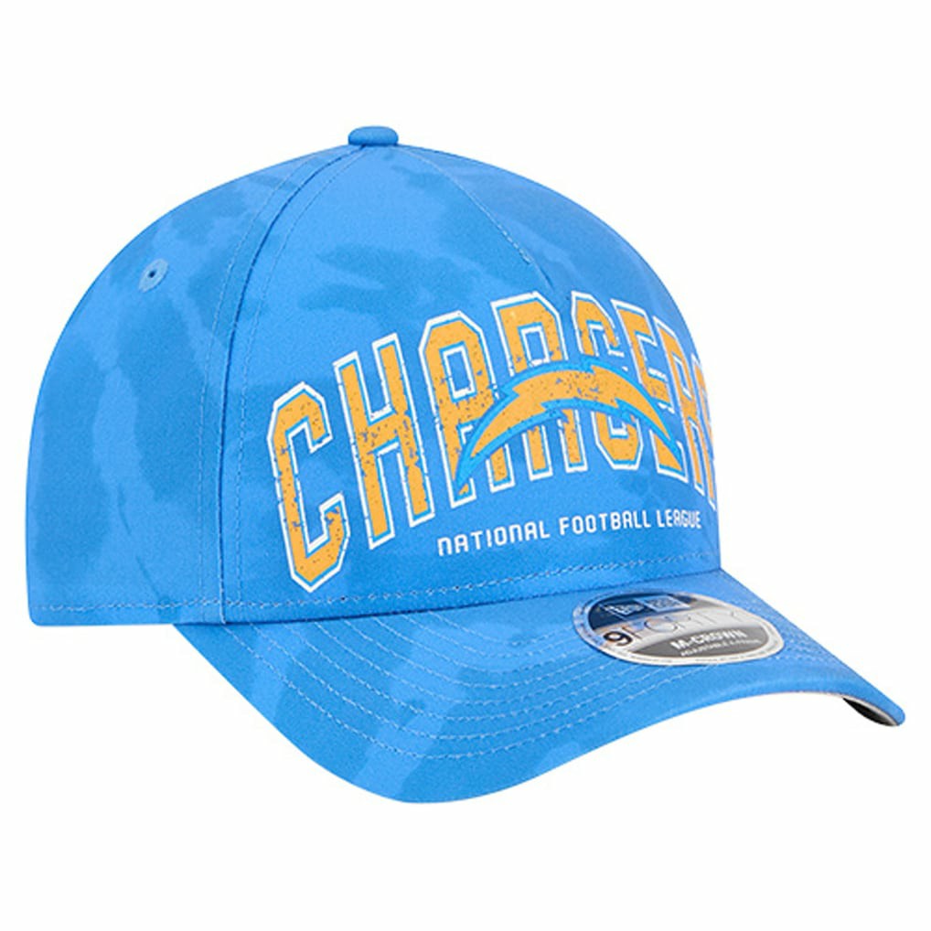 Los Angeles Chargers New Era Tie Dye Fade 9Forty M-Crown A-Frame Adjustable Hat